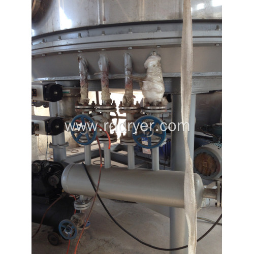 Full cyanuric acid continual plate dryer